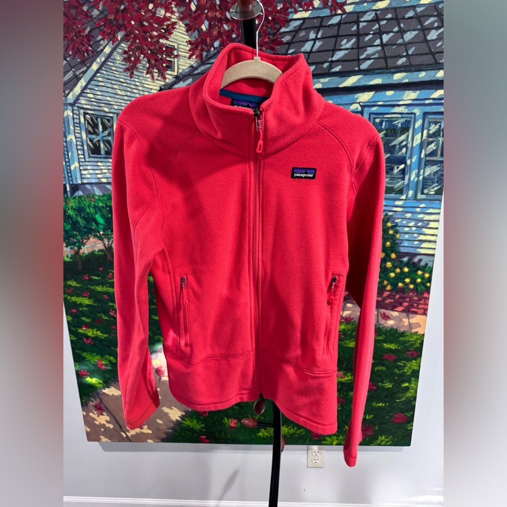 Patagonia Fleece Jacket Orange Women’s Medium